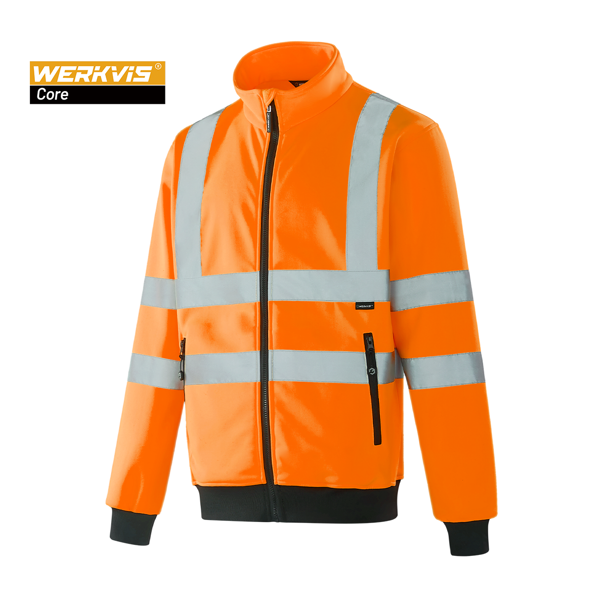 POZNAN - WF301 - Hi-vis Zipper Sweatshirt - Werkvis